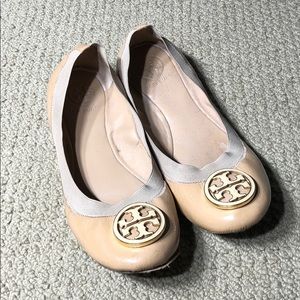 Tory Burch nude flats